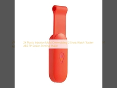 2K Plastic Injection Mold Overmolding 2 colpi Watch Tracker ABS PP Screen Printing Maker