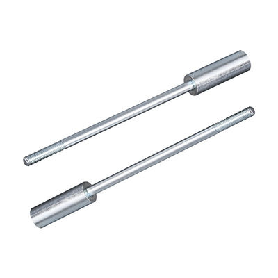 Parti lunghe d'acciaio dell'hardware di CNC di asse dello stampaggio ad iniezione del metallo di personalizzazione 45 meccanici