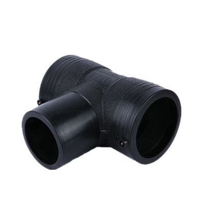 Giunto di plastica nero dell'accessorio per tubi di Electrofusion del PE di Mesh Skeleton Composite del cavo del T dello stampaggio ad iniezione