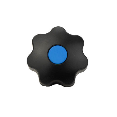 maniglia di nylon della stella del nylon sette di Plum Blossom Knob Mechanical Handwheel dello stampaggio ad iniezione di 0.01mm