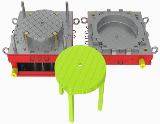 Personalizzazione di alta qualità piccolo bambino grande adulto completo ufficio mobili in plastica tavolo sgabello sedia stampo iniettabile stampi stampi
