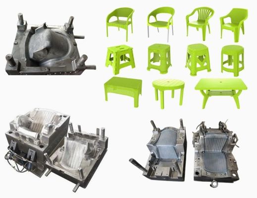 Personalizzazione di alta qualità piccolo bambino grande adulto completo ufficio mobili in plastica tavolo sgabello sedia stampo iniettabile stampi stampi